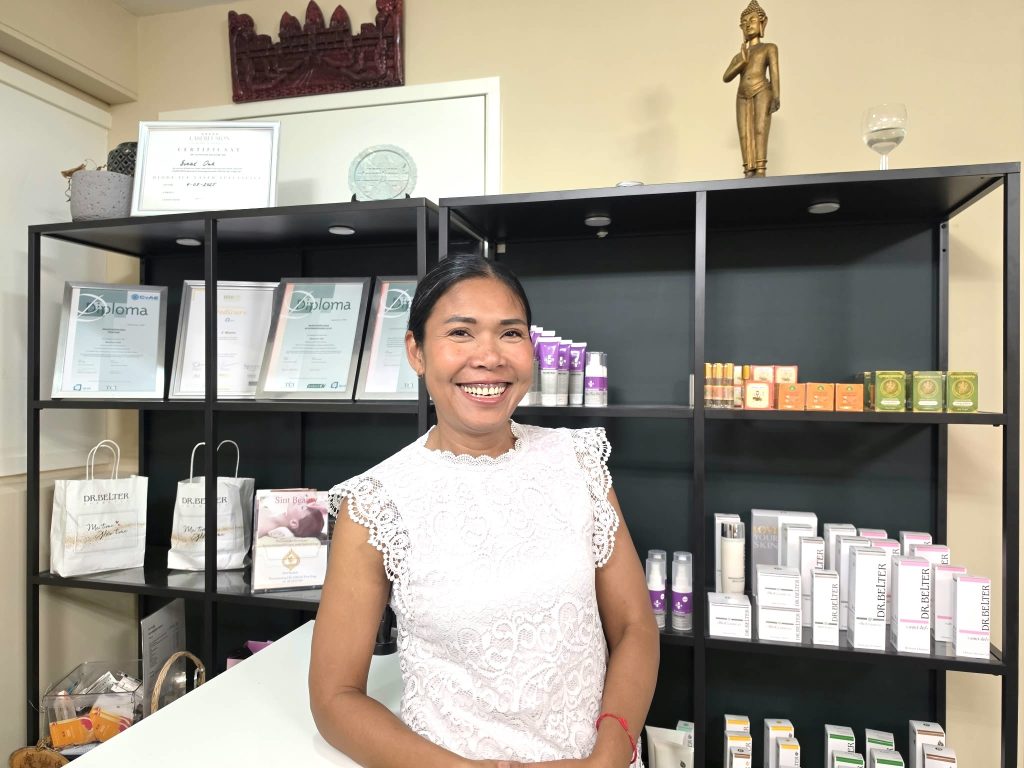 Sinat Ouk, eigenaresse van Sint Beauty